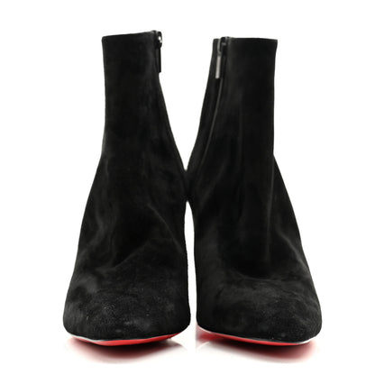 Christian Louboutin Suede Suprabooty 85 Ankle Boots 40 Black 2 of 8