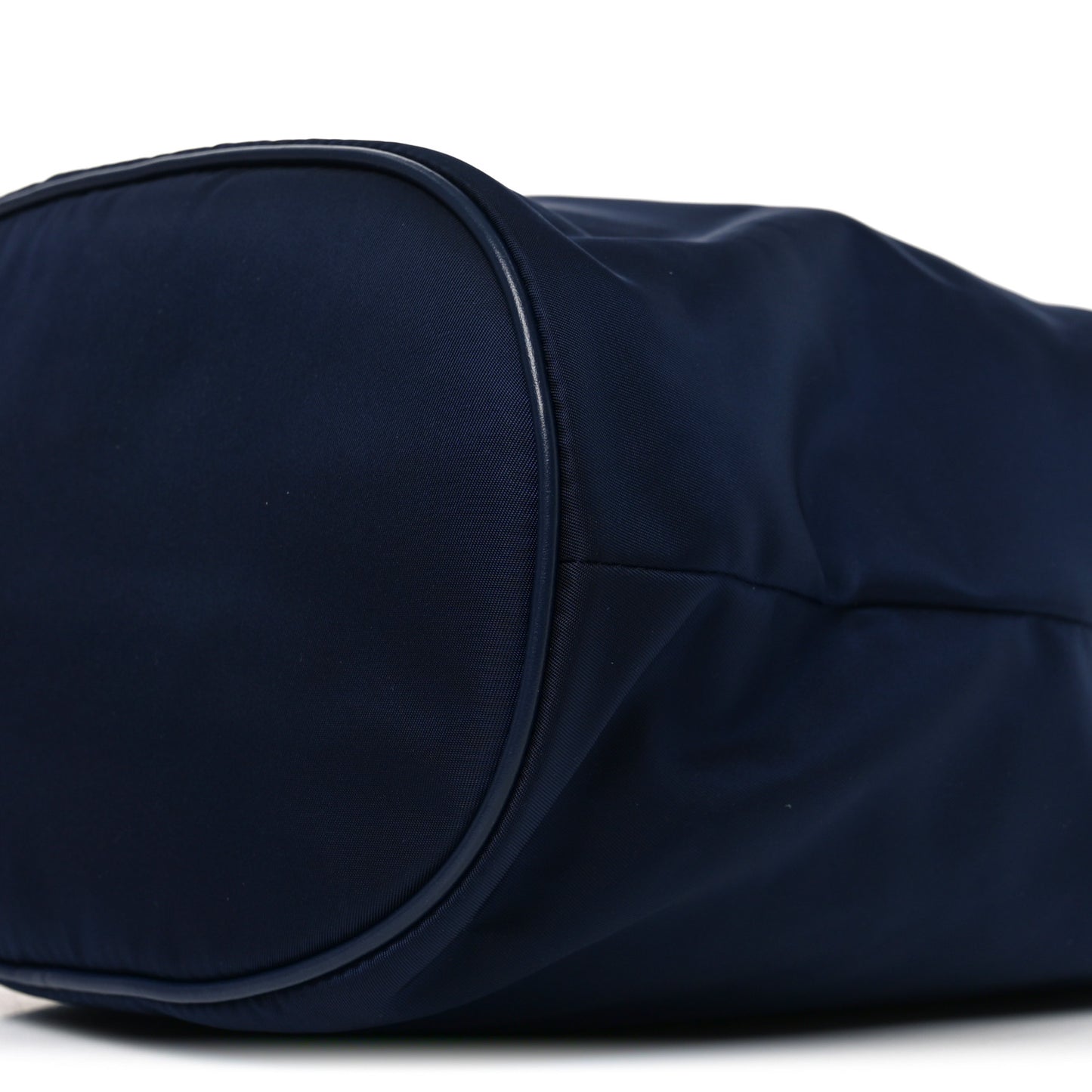 Re-Nylon Triangle Mariner Small Bucket Bag Baltic Blue