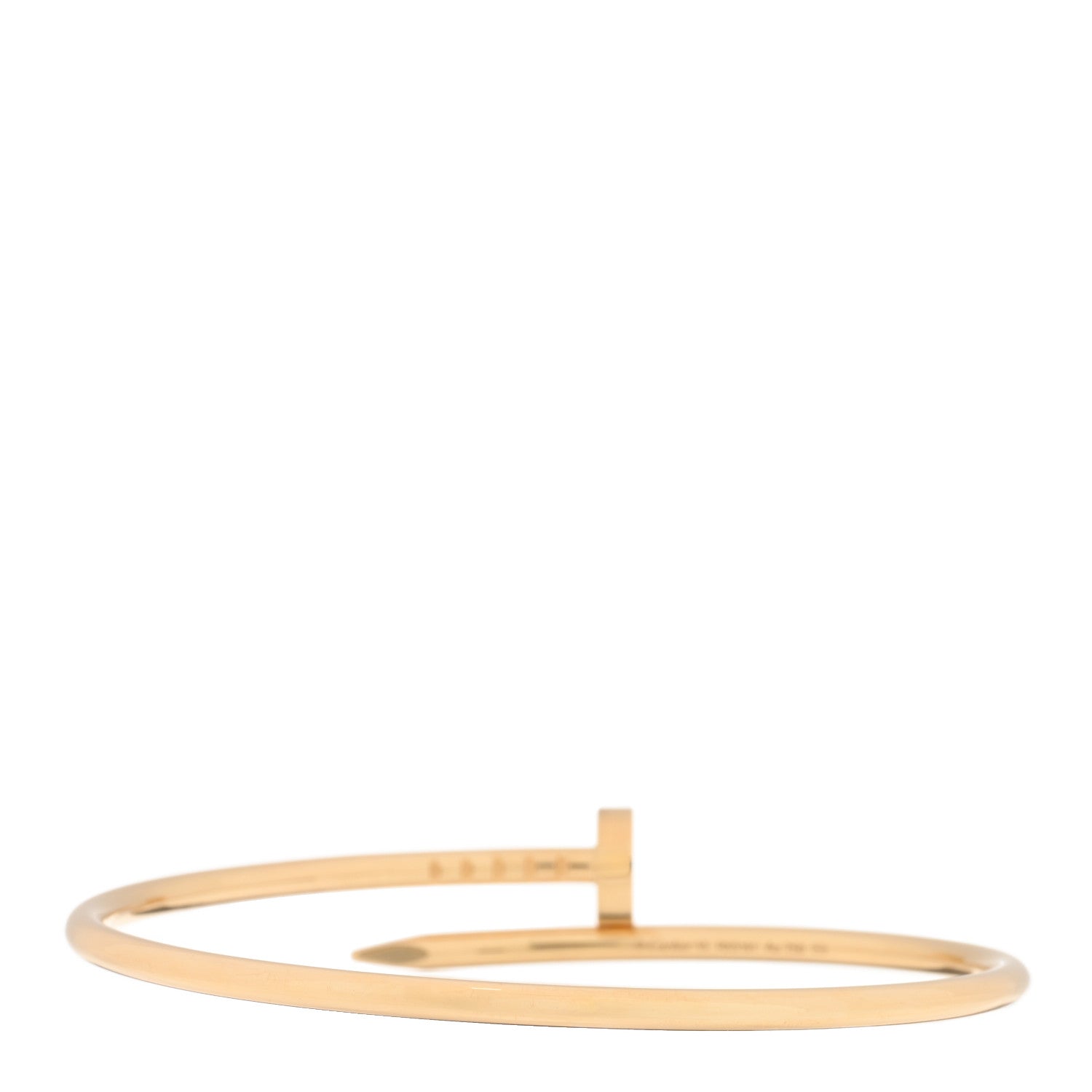 Cartier 18K Yellow Gold Small Juste Un Clou Bracelet 15 2 of 4