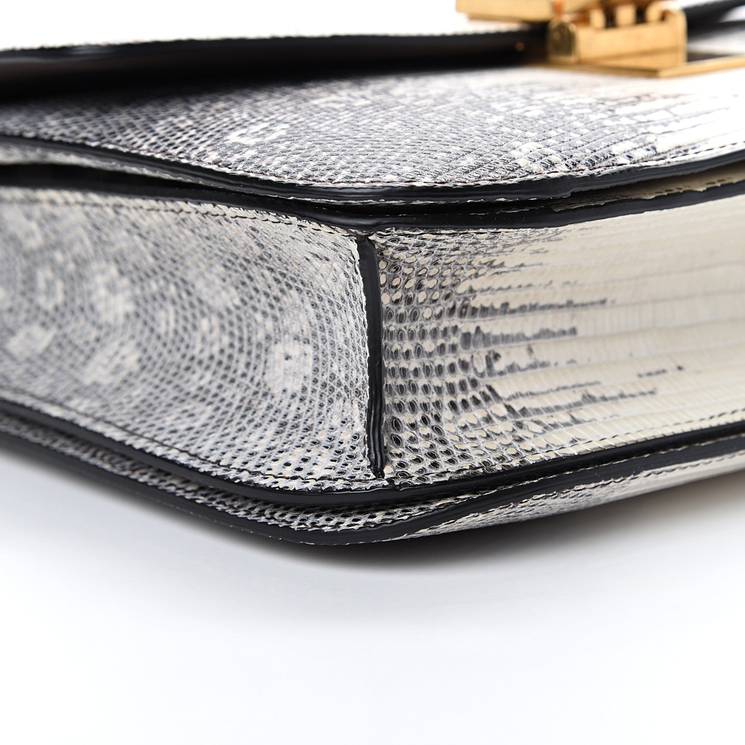 Celine Lizard Medium Classic Box Flap Bag Mineral 8 of 14