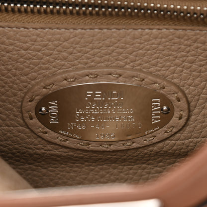Fendi Cuoio Romano Selleria Bi-Color Medium Peekaboo Iconic Satchel Mou Deserto 8 of 13