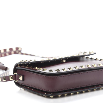 Valentino Garavani Vitello Rockstud Flap Crossbody Bag Rubin 8 of 12