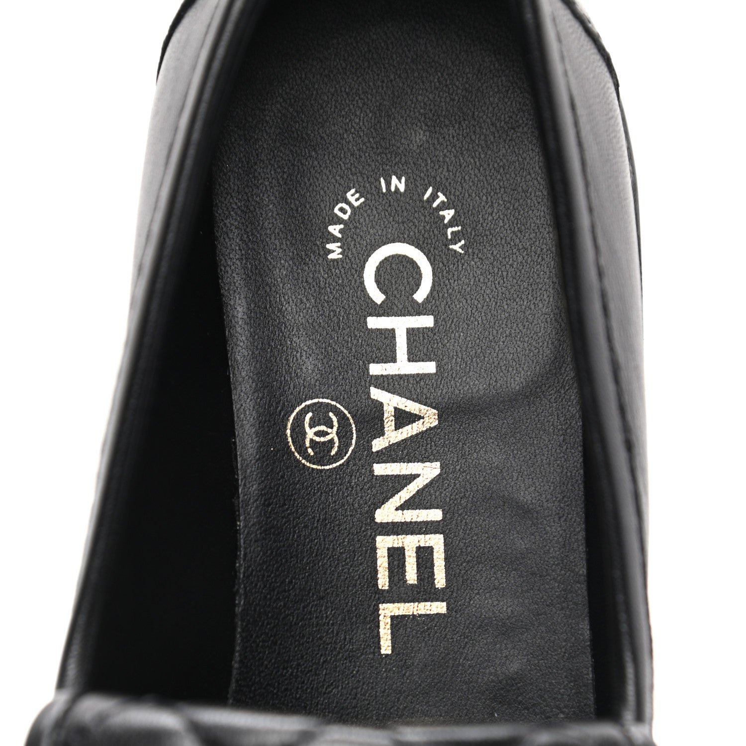 Chanel Lambskin Quilted CC Turnlock Loafers 36 Black 7 of 9