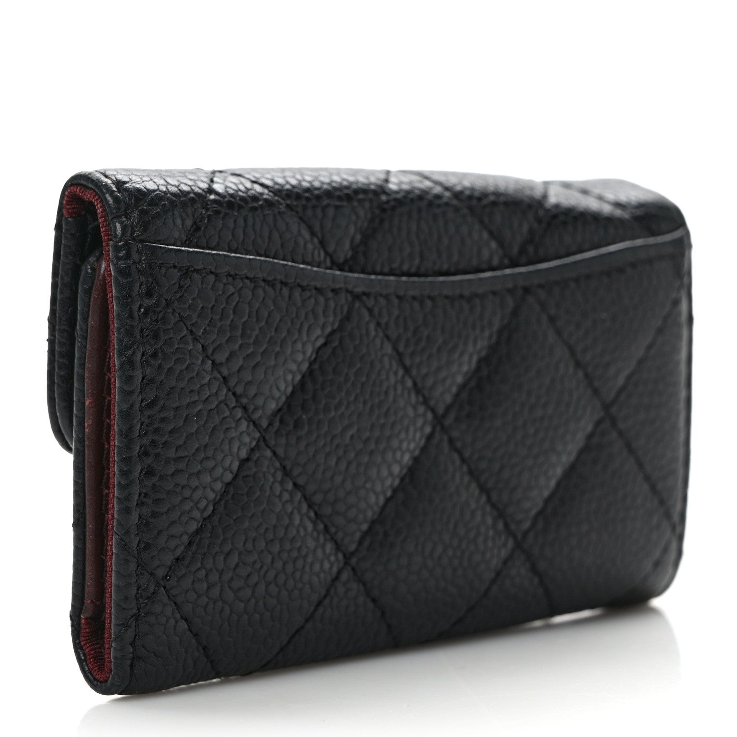 Chanel Caviar Quilted 6 Key Holder Black 3 of 9