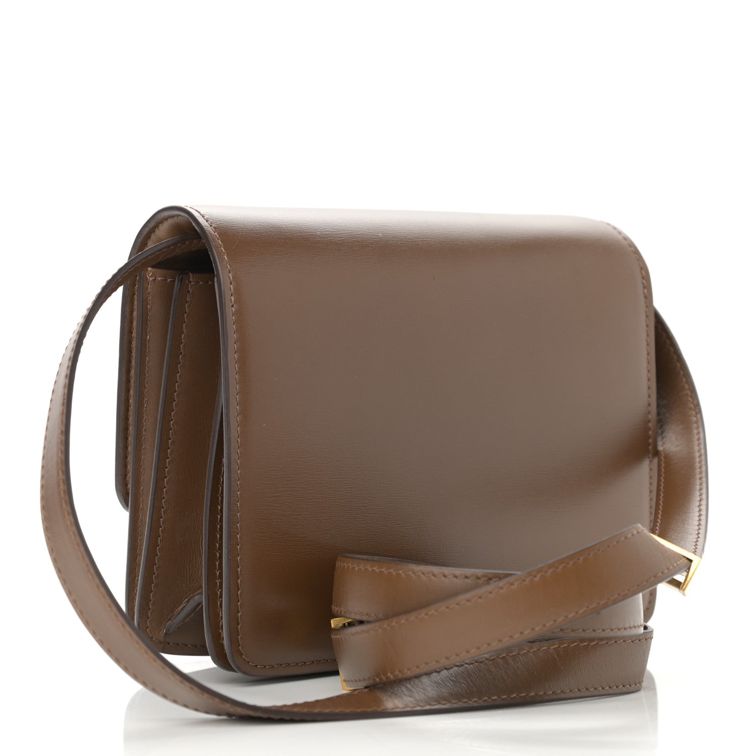 Celine Box Calfskin Small Classic Box Flap Bag Camel 3 of 12