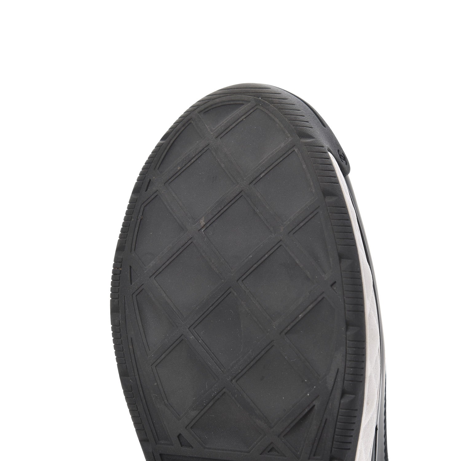 Chanel Velvet Calfskin Mixed Fibers CC Sneakers 37.5 Black 12 of 13