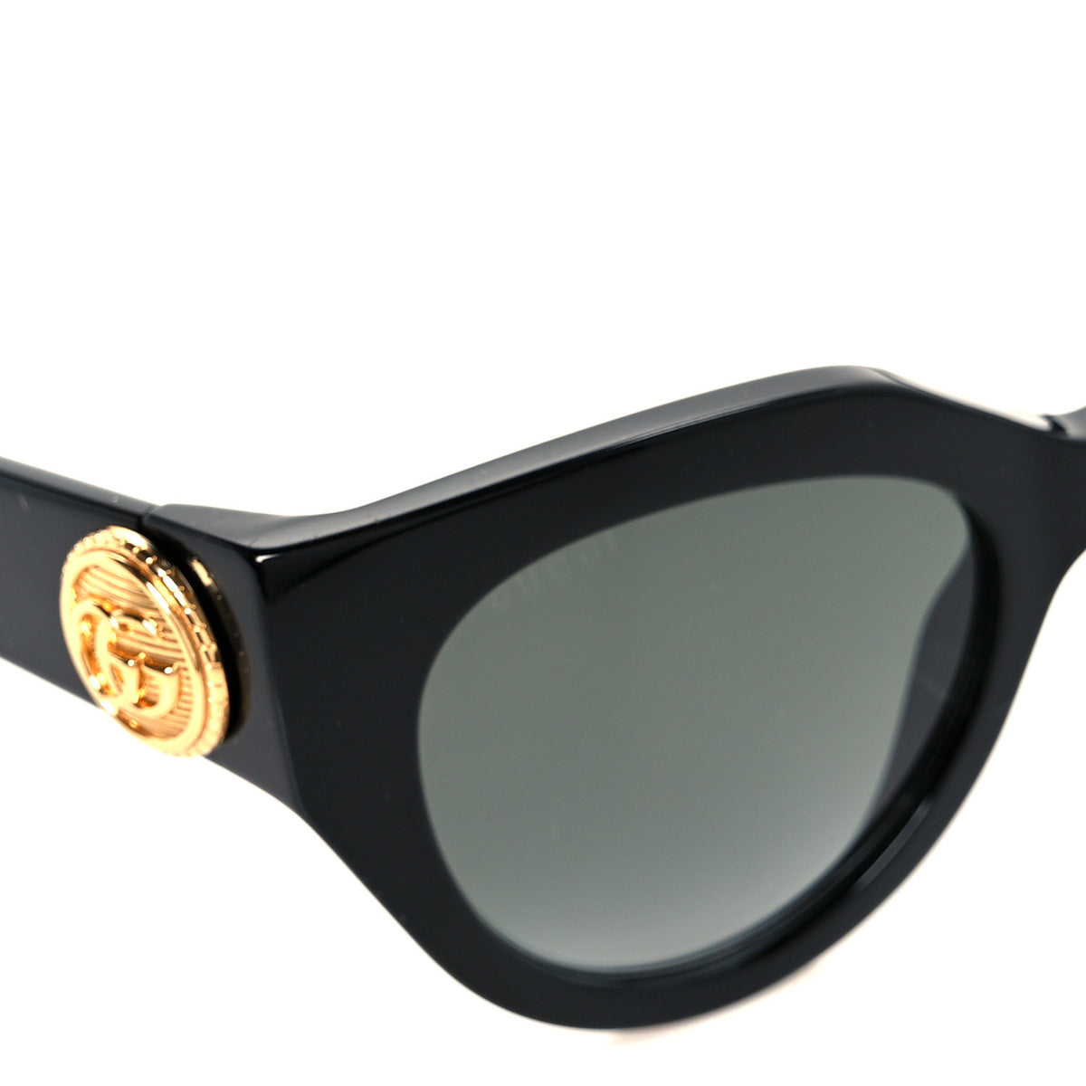 Gucci Acetate Cat Eye GG1408S Sunglasses Black 1797379  display picture 2