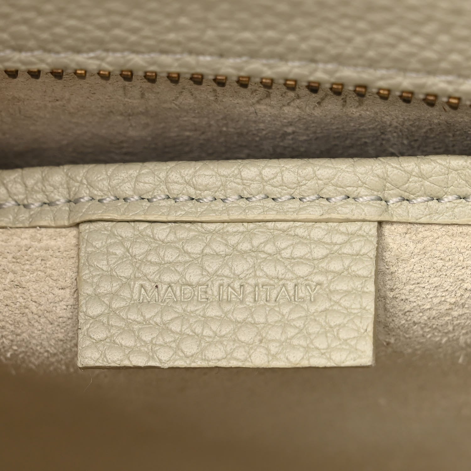 Celine Drummed Calfskin Nano Luggage Vert D'eau 6 of 11