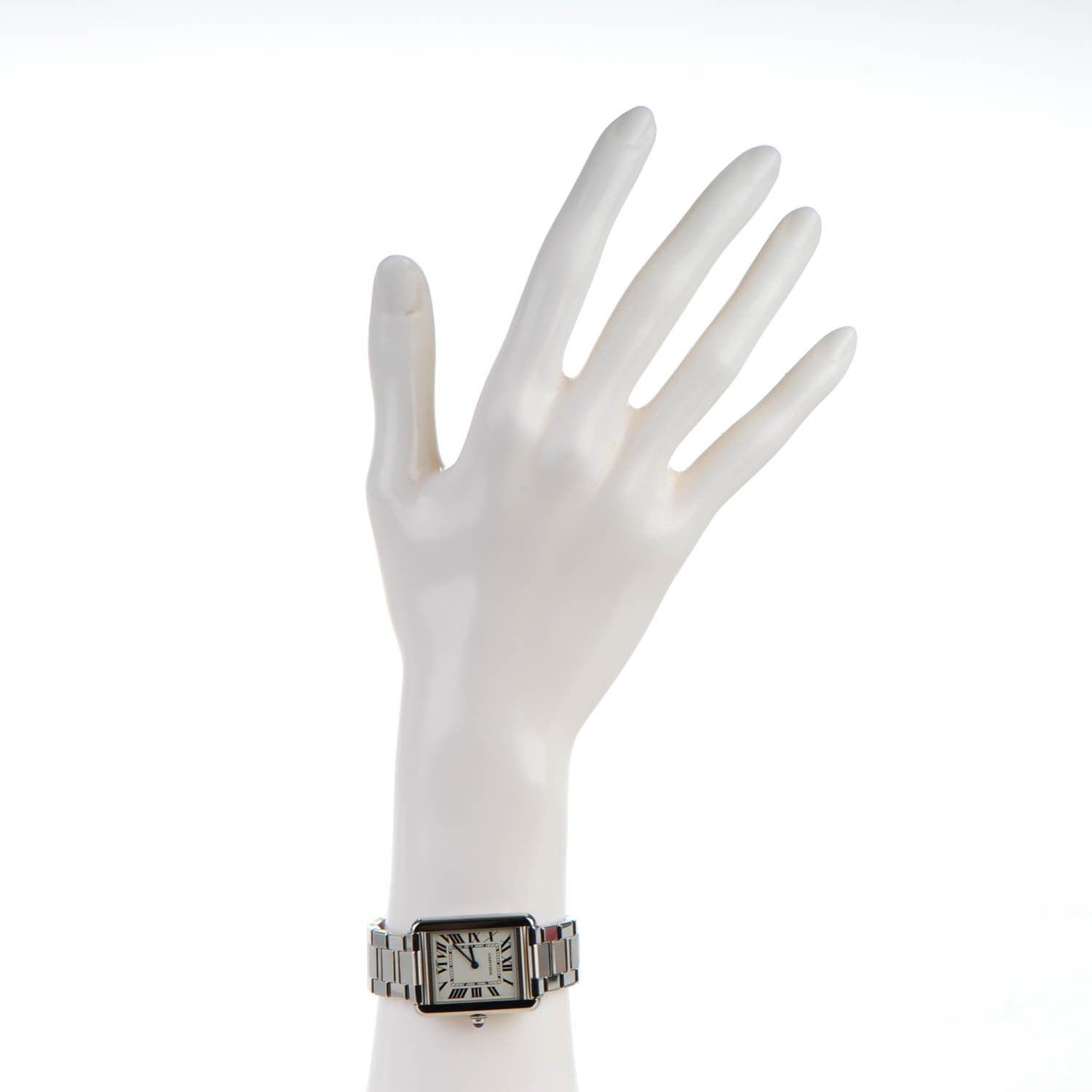 Cartier Stainless Steel 24mm Tank Solo Quartz Watch 2 of 10