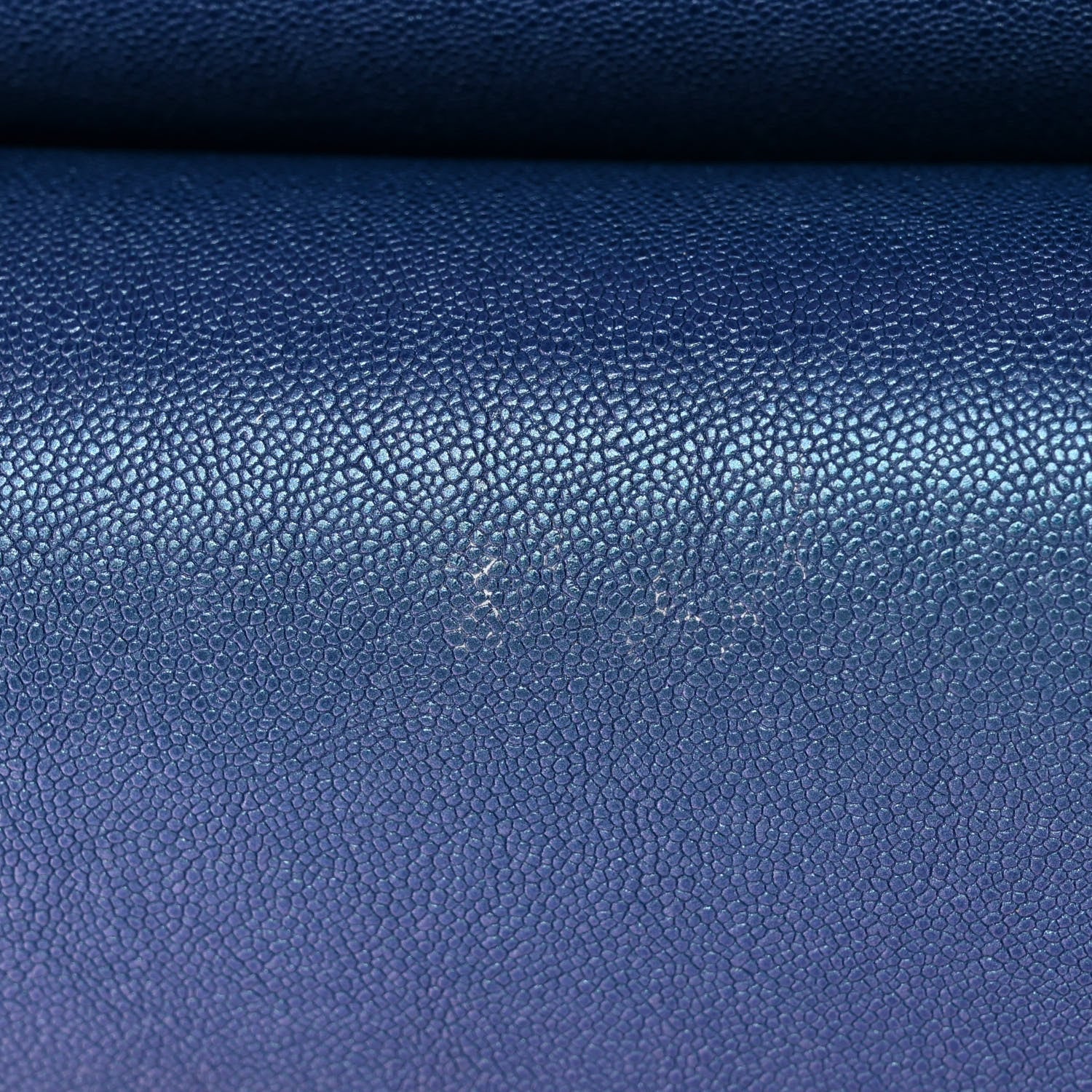 Chanel Iridescent Caviar Quilted Jumbo Double Flap Dark Blue 11 of 11