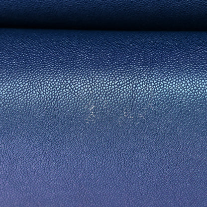 Chanel Iridescent Caviar Quilted Jumbo Double Flap Dark Blue 11 of 11