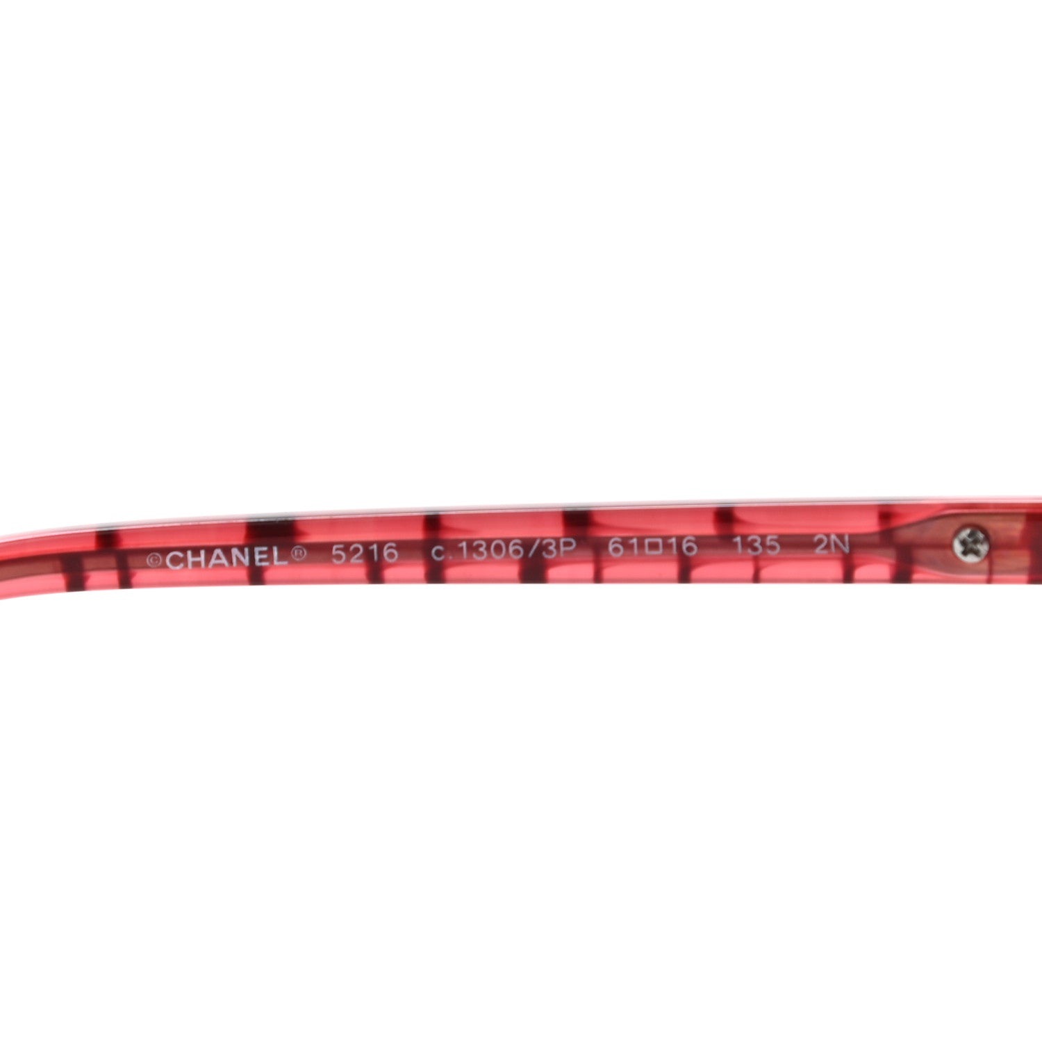 Chanel CC Sunglasses 5216 Red 5 of 7