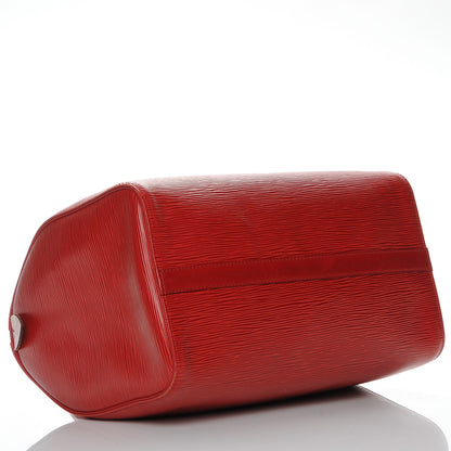 Louis Vuitton Epi Speedy 30 Rouge 4 of 13