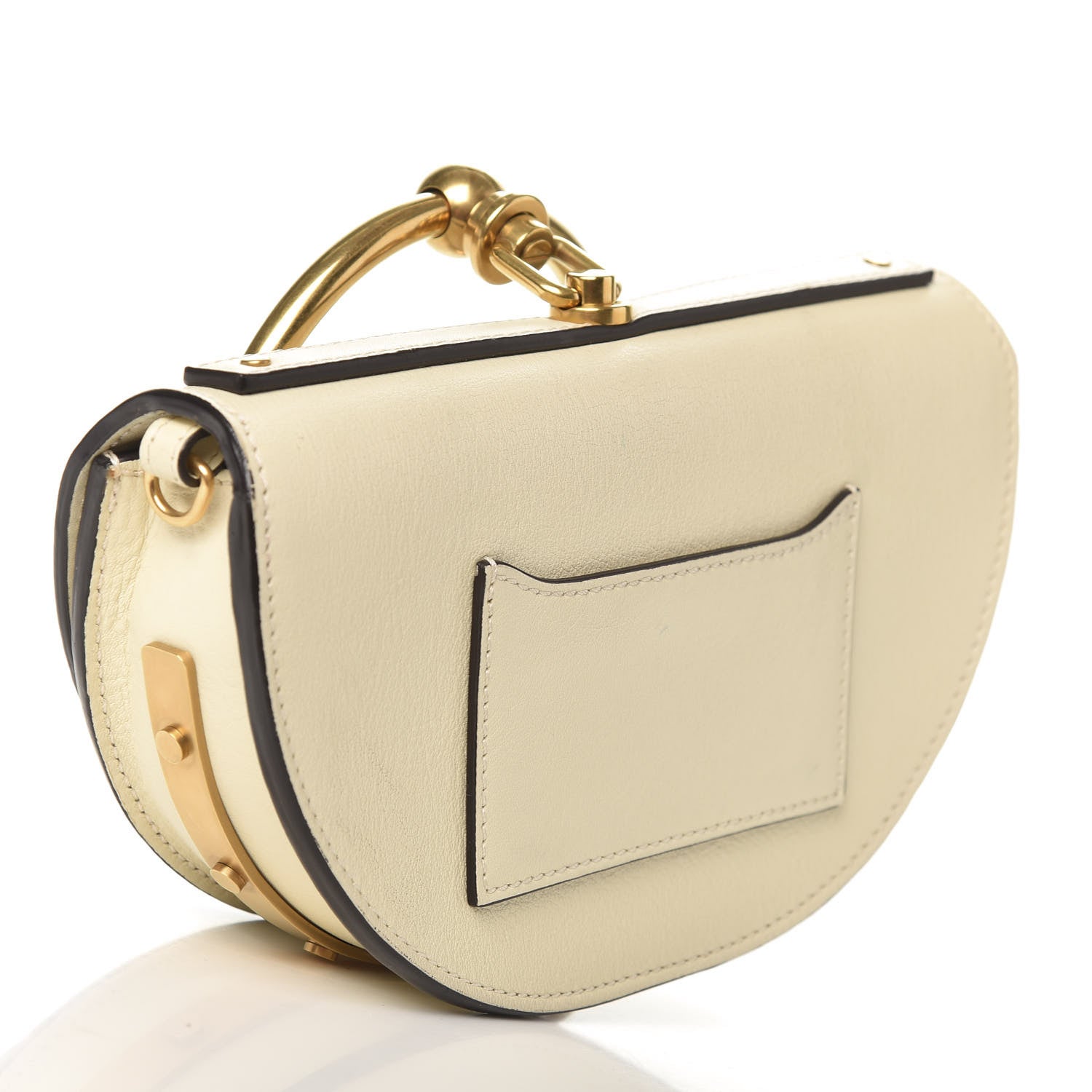 Chloe Calfskin Small Nile Bracelet Minaudiere Bag Off White 3 of 14