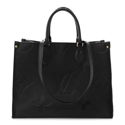 Louis Vuitton Empreinte Monogram Giant OnTheGo MM Black 1 of 9