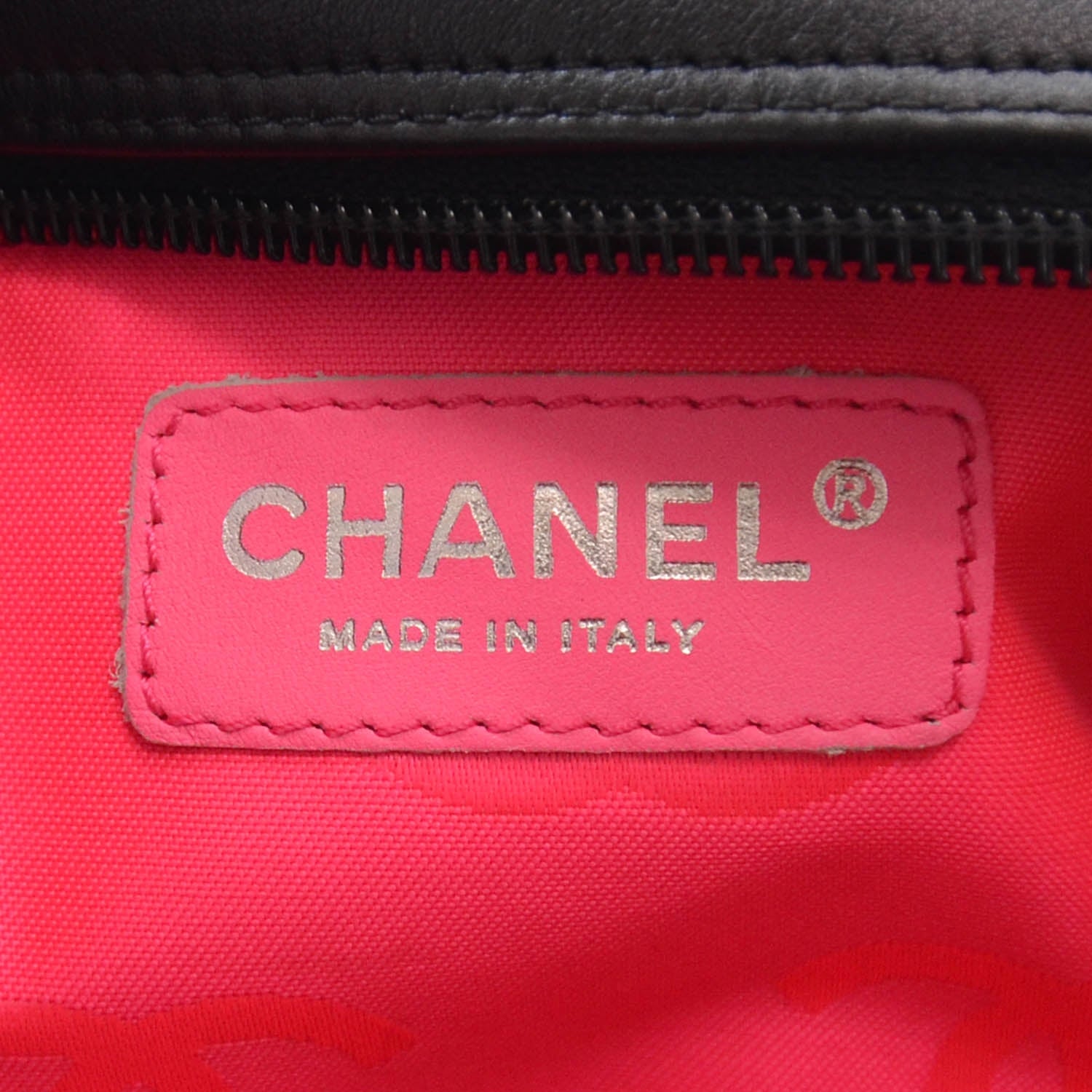 Chanel Calfskin Quilted Small Cambon Multipocket Reporter Black 5 of 9