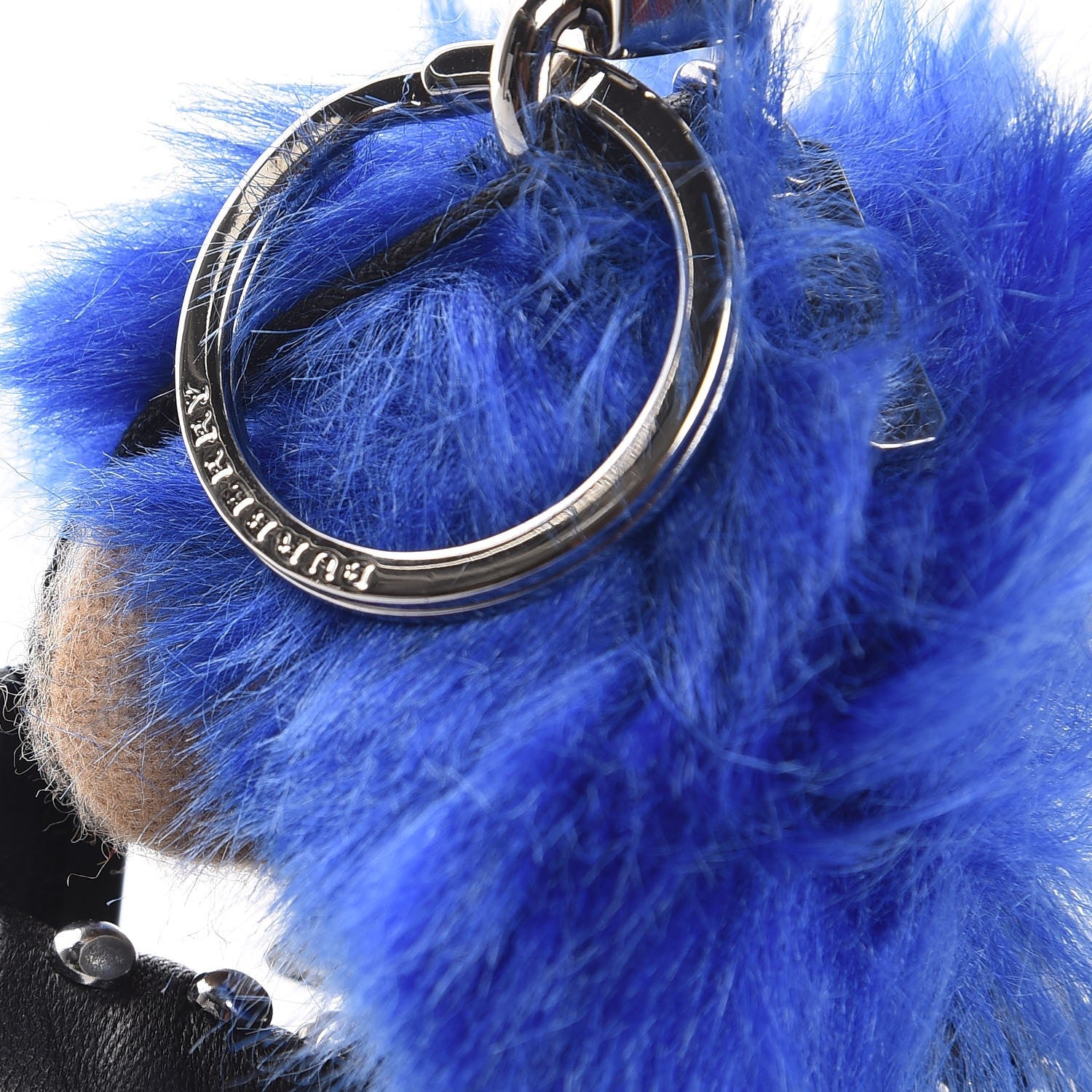Burberry Cashmere Thomas Punk Teddy Bear Keychain Charm Camel 3 of 5