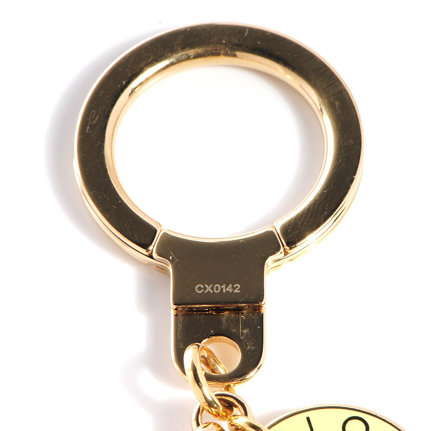 Monogram Multicolor Looping Chain Key Ring