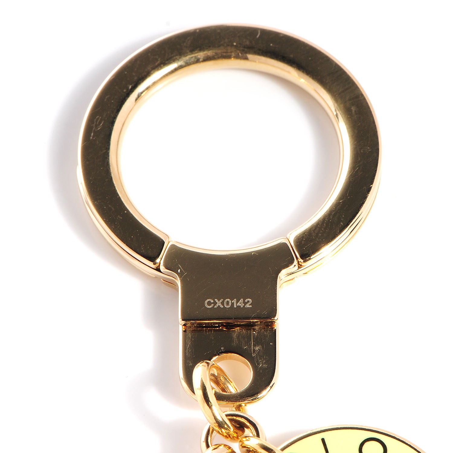 Louis Vuitton Monogram Multicolor Looping Chain Key Ring 4 of 5