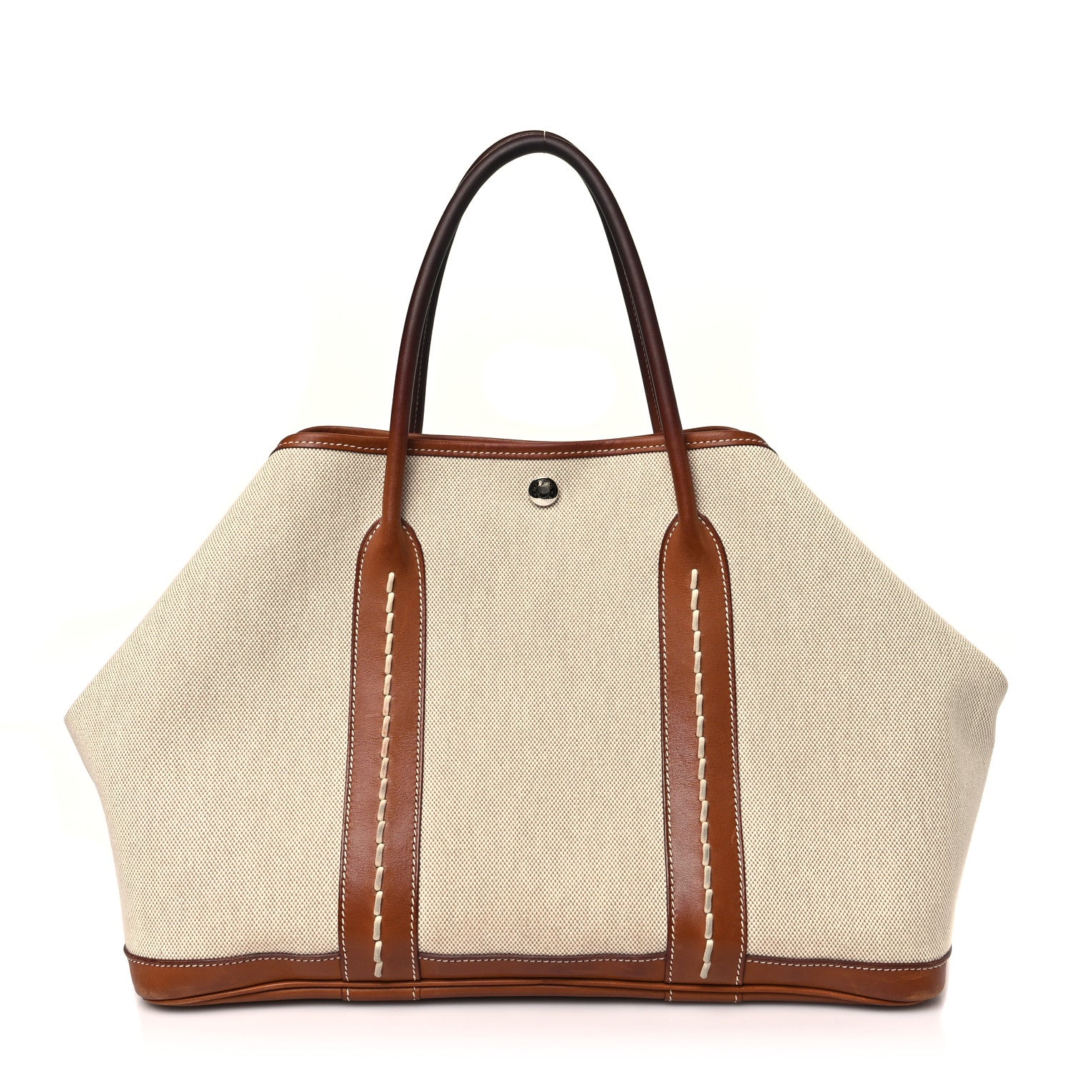 Hermes Barenia Toile Garden Party 36 MM Tote Ecru 1 of 11
