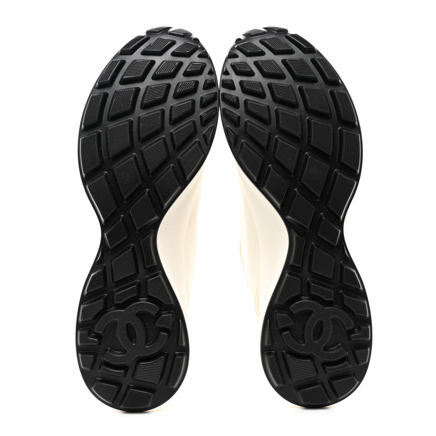 Chanel Calfskin Mens CC Sneakers 43 White 5 of 11