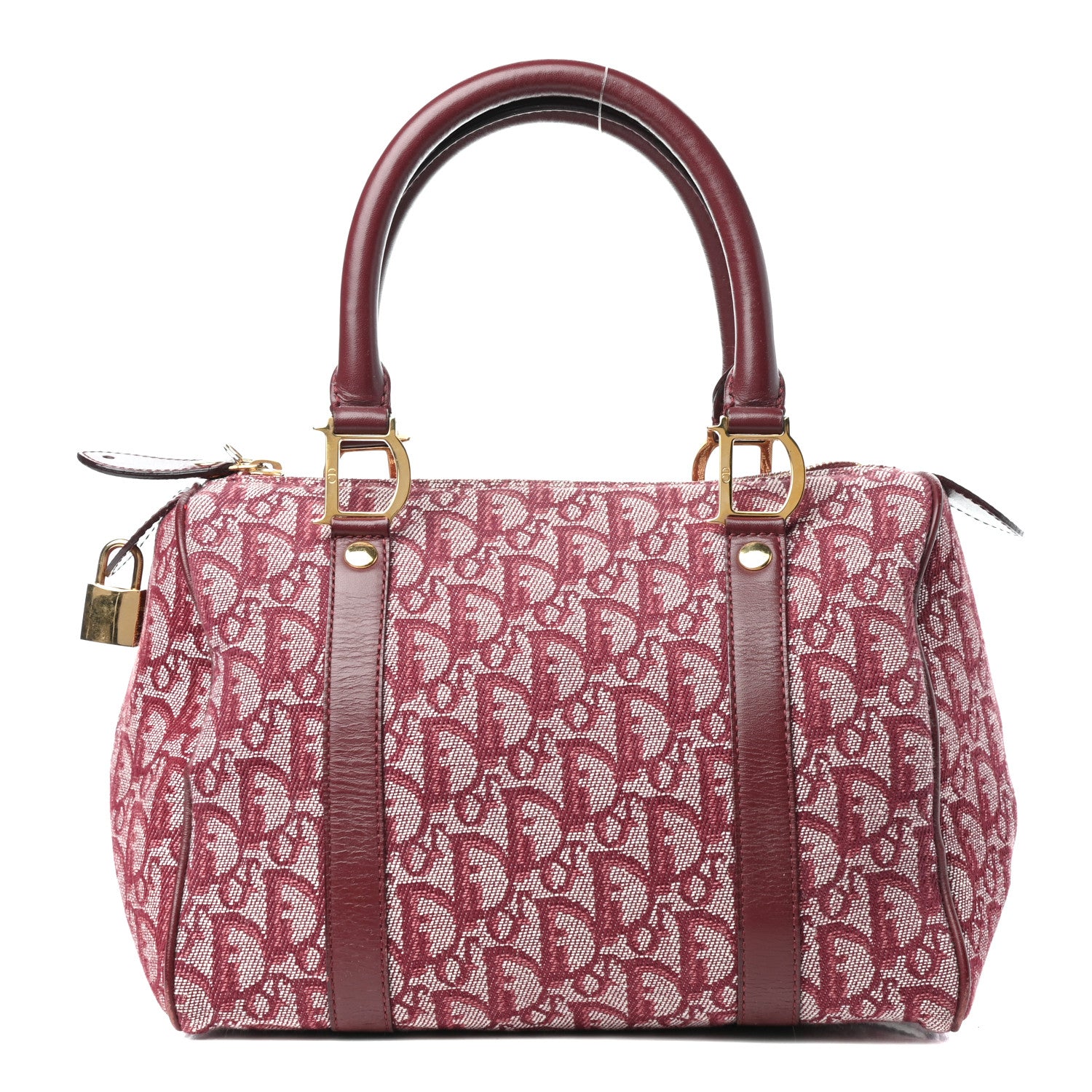 Christian Dior Monogram Boston Red 1 of 9
