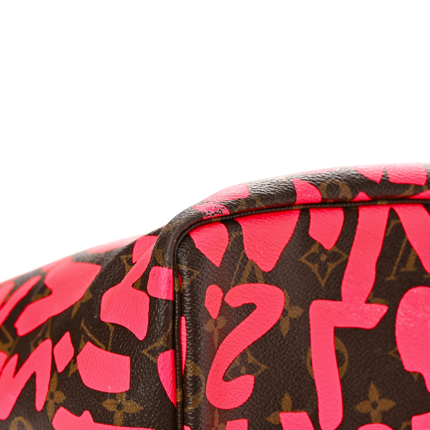 Louis Vuitton Monogram Graffiti Neverfull GM Fuchsia 12 of 22