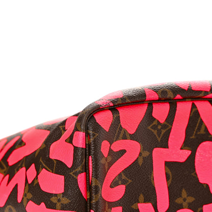 Louis Vuitton Monogram Graffiti Neverfull GM Fuchsia 12 of 22