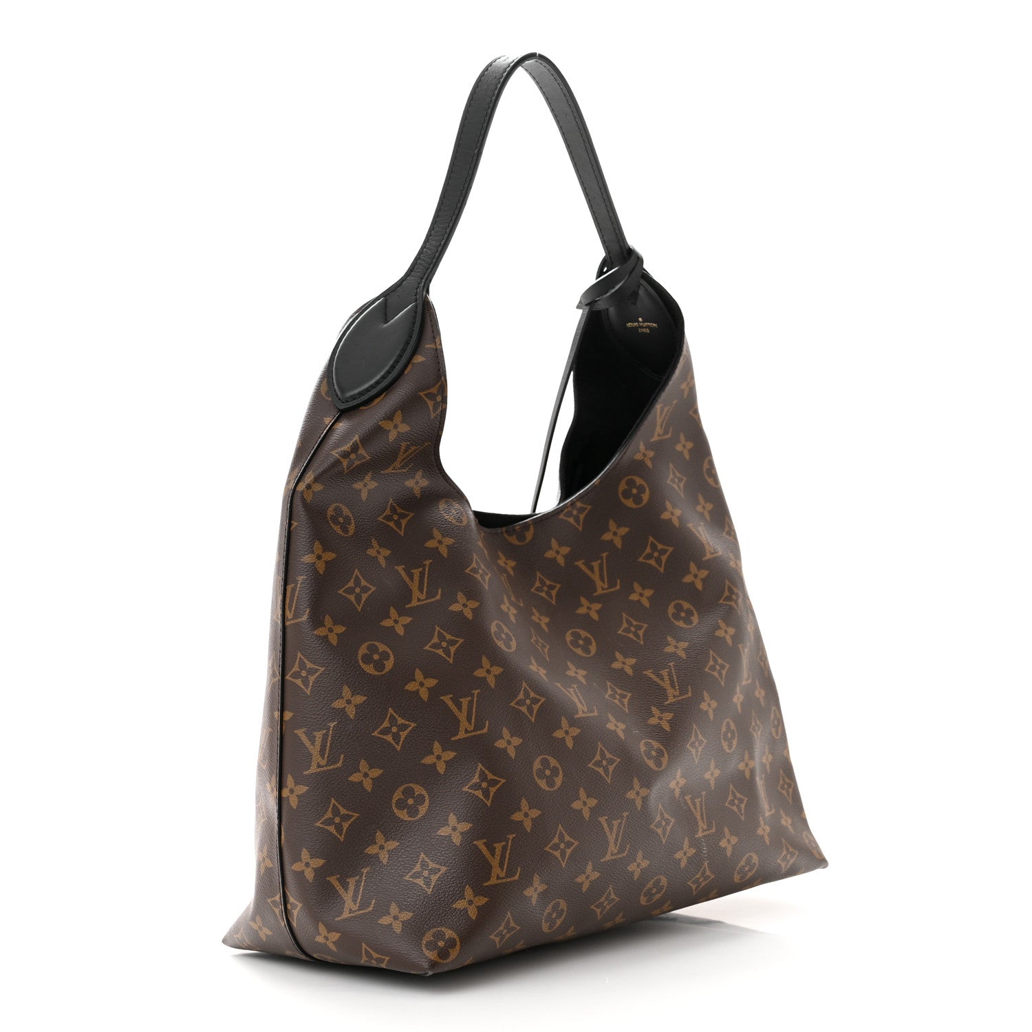 Louis Vuitton Monogram Flower Hobo Black 3 of 14