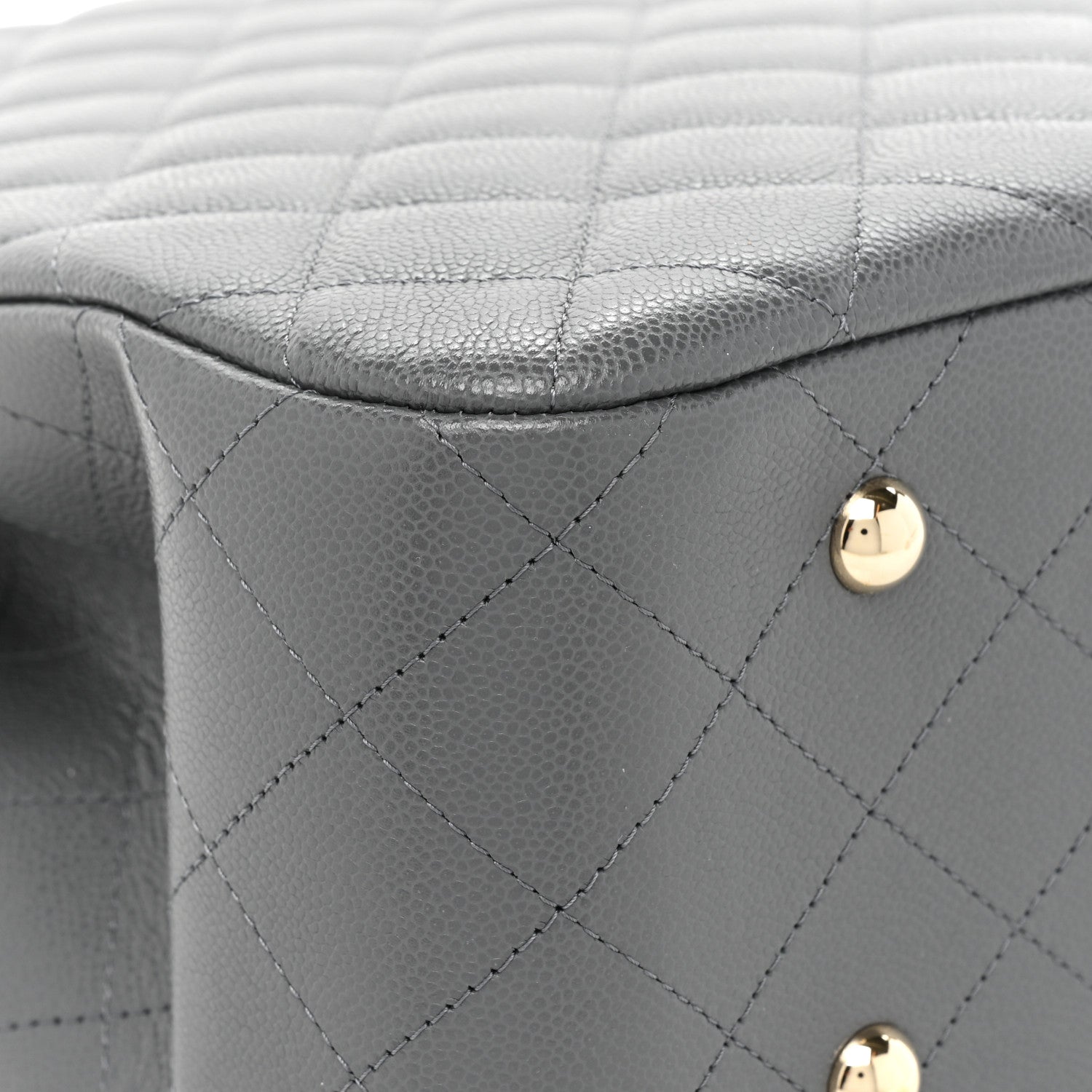 Chanel Caviar Quilted Large CC Shopping Tote Dark Grey 13 of 15