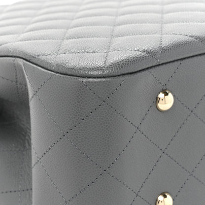 Chanel Caviar Quilted Large CC Shopping Tote Dark Grey 13 of 15