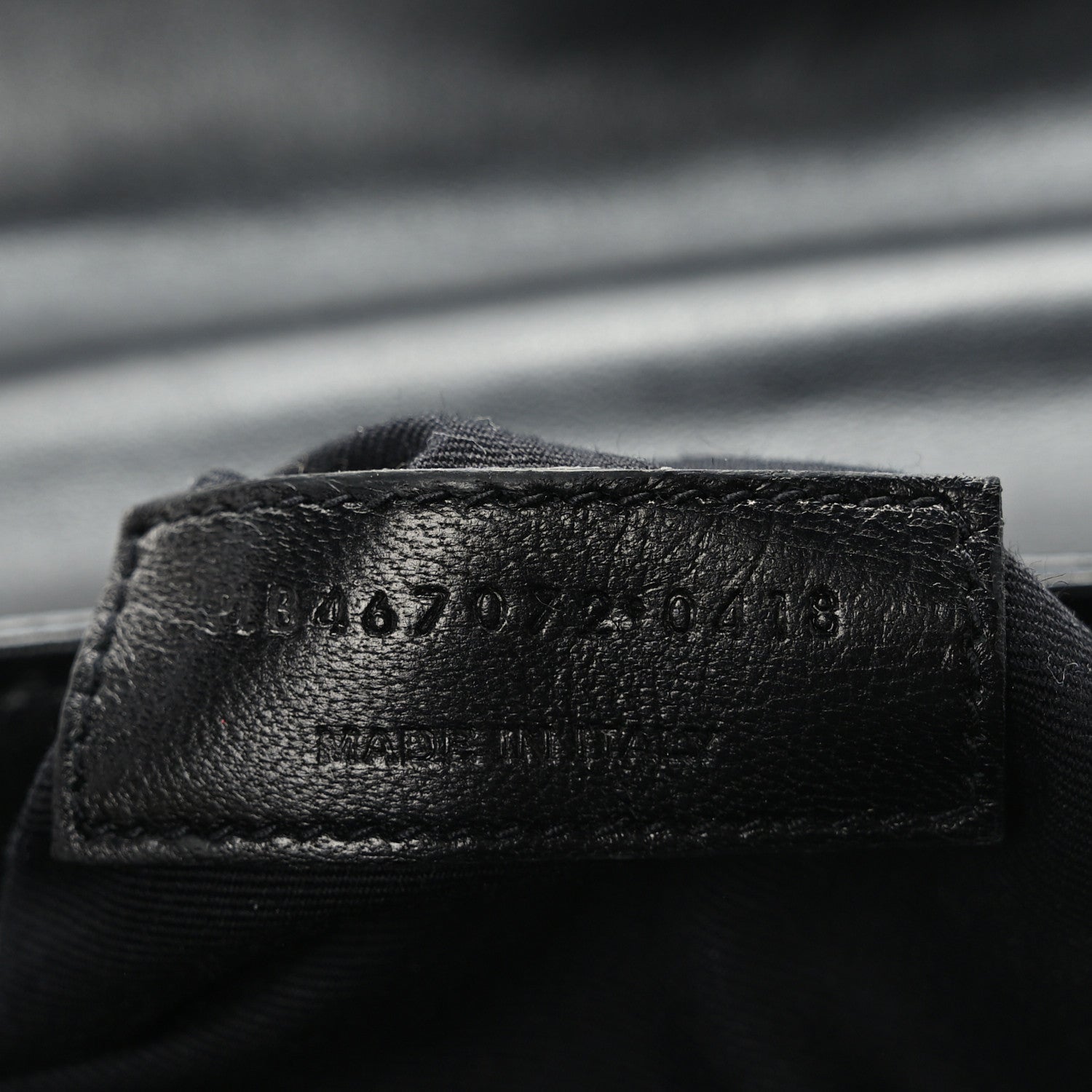 Saint Laurent Calfskin Y Quilted Monogram Toy Loulou Crossbody Bag Black 8 of 10