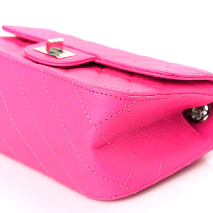 Chanel Goatskin Quilted 2.55 Reissue Mini Flap Fluorescent Pink 9 of 9