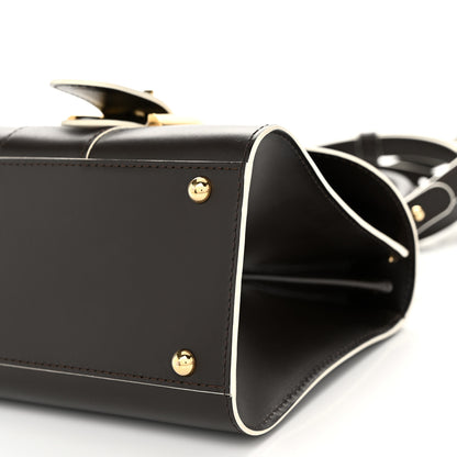 Delvaux Box Calfskin Mini Brillant Satchel Brown 10 of 10