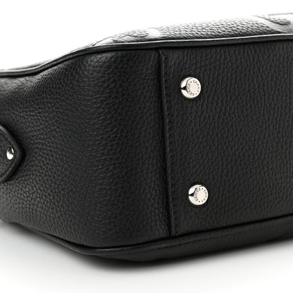 Gucci Piuma Calfskin Jumbo GG Embossed Medium Messenger Bag Black 8 of 10