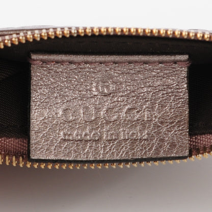 Gucci Metallic Guccissima Key Case Mauve 9 of 12