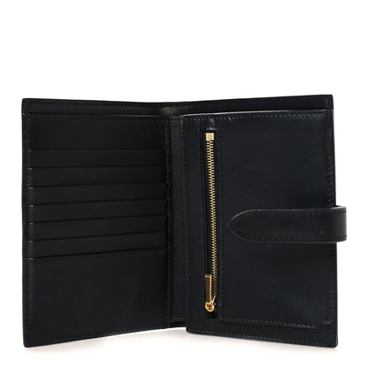 Celine Grained Calfskin Medium Multifunction Strap Wallet Black 5 of 8