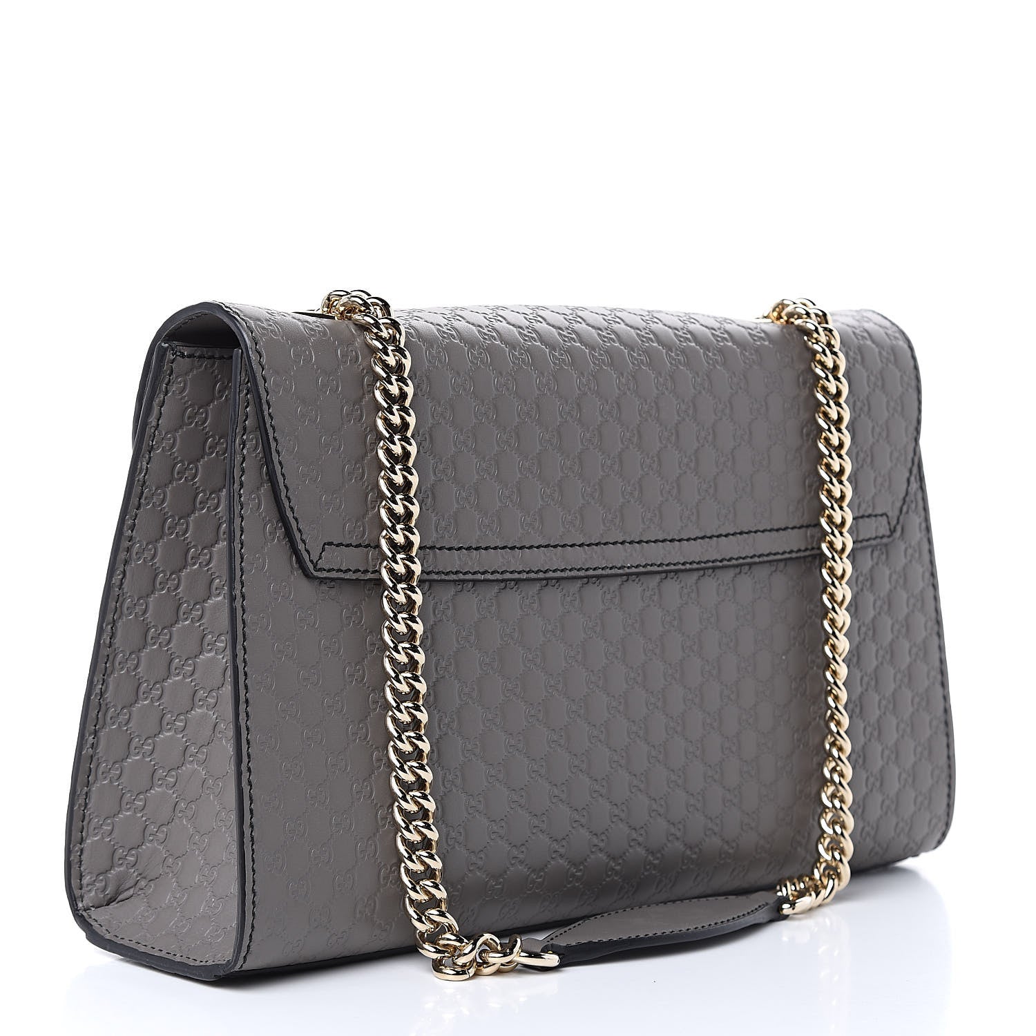 Gucci Soft Microguccissima Medium Emily Chain Shoulder Bag Loess 3 of 10