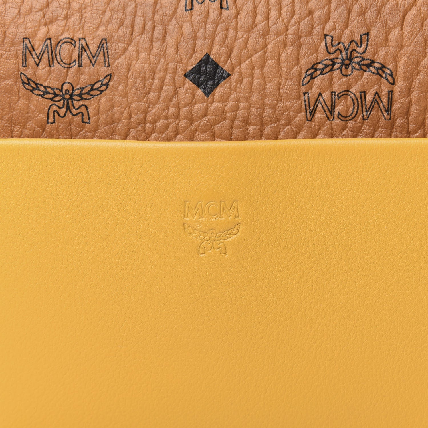 MCM Visetos Medium Klara Hobo Cognac Yellow 11 of 11