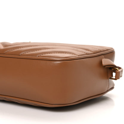 Saint Laurent Calfskin Matelasse Monogram Lou Camera Bag Cinnamon 10 of 10