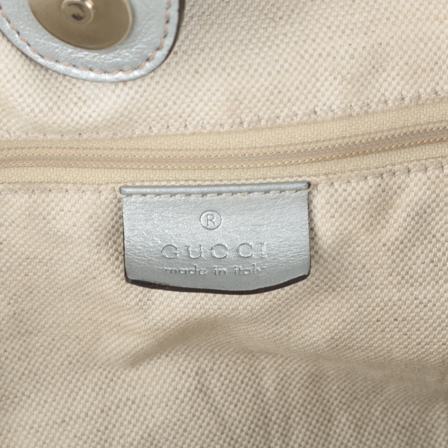 Gucci Guccissima Large Sukey Tote Silver 6 of 7