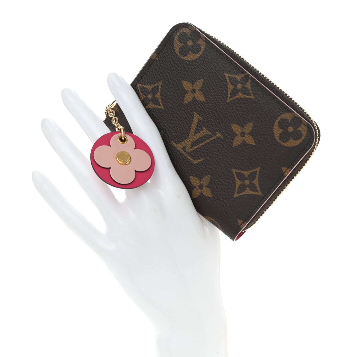 Monogram Bloom Flower Zippy Coin Purse