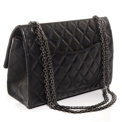 Chanel Aged Calfskin Quilted 2.55 Reissue 226 Flap Black 3 of 10