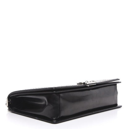 Chanel Glazed Calfskin Large Boy Flap Black 3 of 13