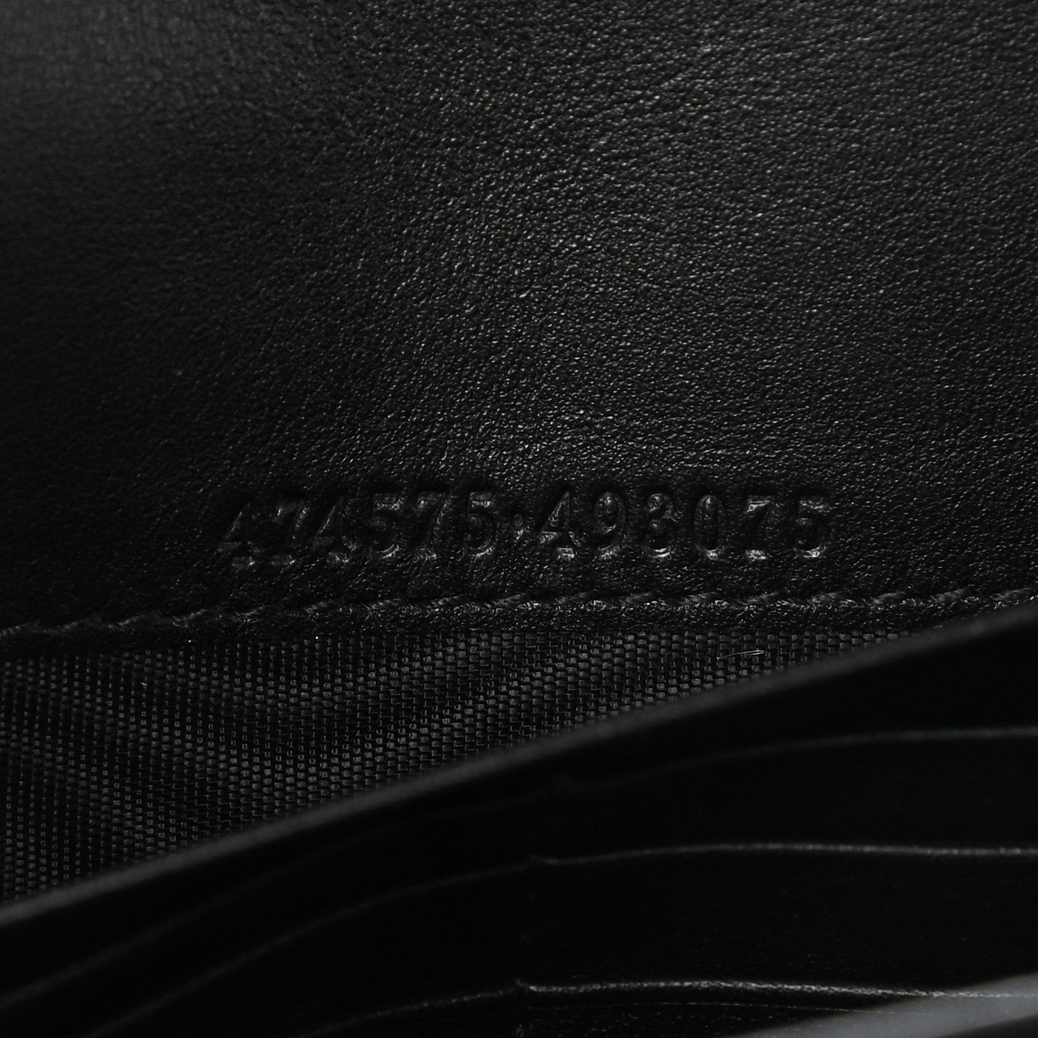 Gucci Calfskin Matelasse GG Marmont Chain Wallet Black 6 of 10