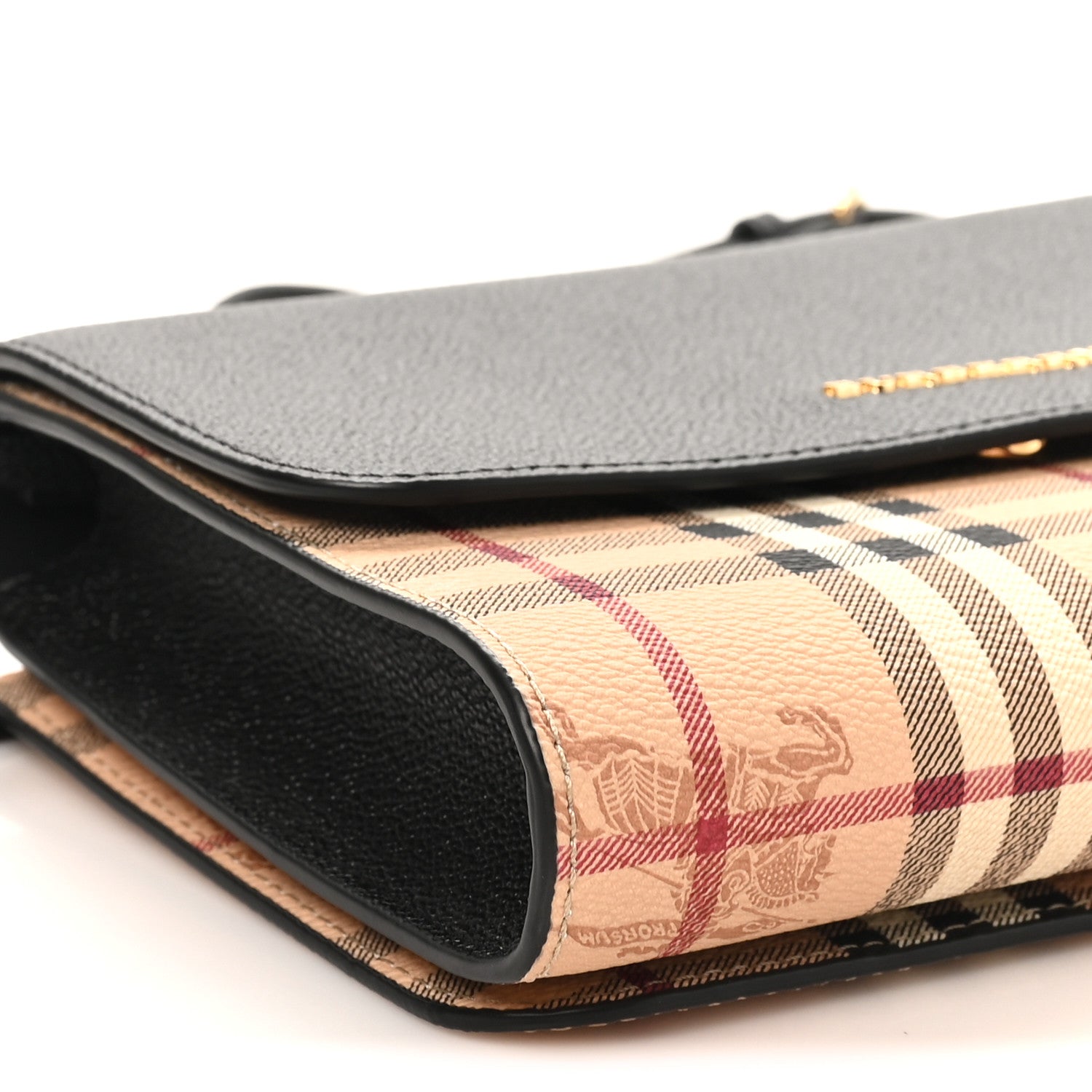 Burberry Haymarket Check Small Loxley Crossbody Black 8 of 9