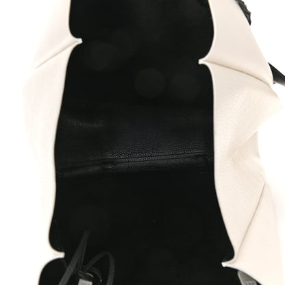 Balenciaga Smooth Calfskin Double Sided Medium Everyday Tote Optic White Black 6 of 12