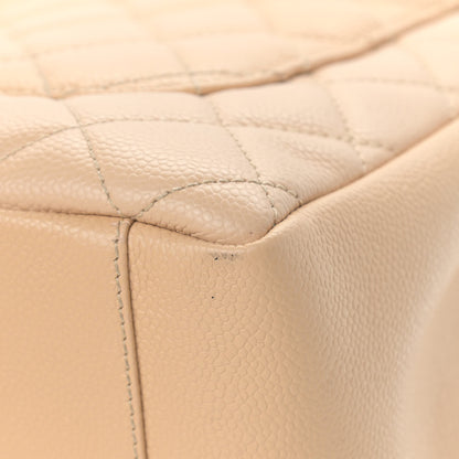 Chanel Caviar Quilted Grand Shopping Tote GST Beige Clair 11 of 13