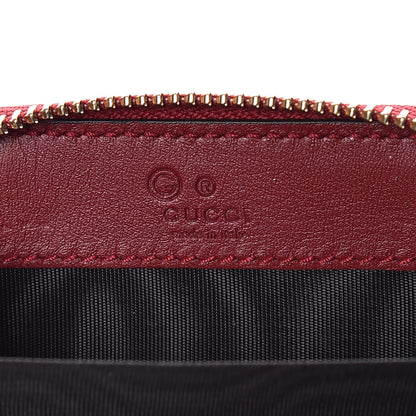 Gucci Microguccissima Zip Around Card Case Red 6 of 14