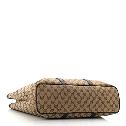 Gucci GG Monogram Large Joy Tote Bag Dark Brown 4 of 12